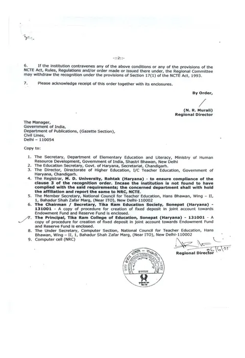 List of documents (Annexures) – page 65
