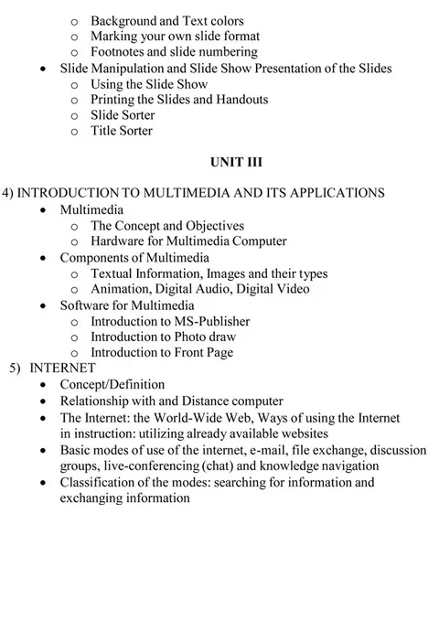List of documents (Annexures) – page 38