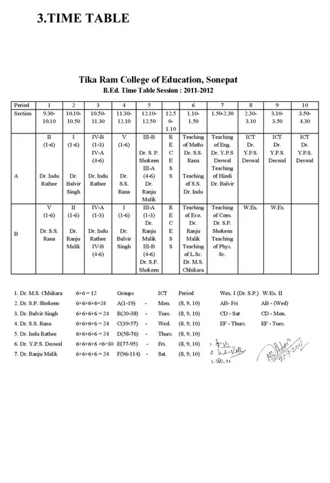 List of documents (Annexures) – page 5